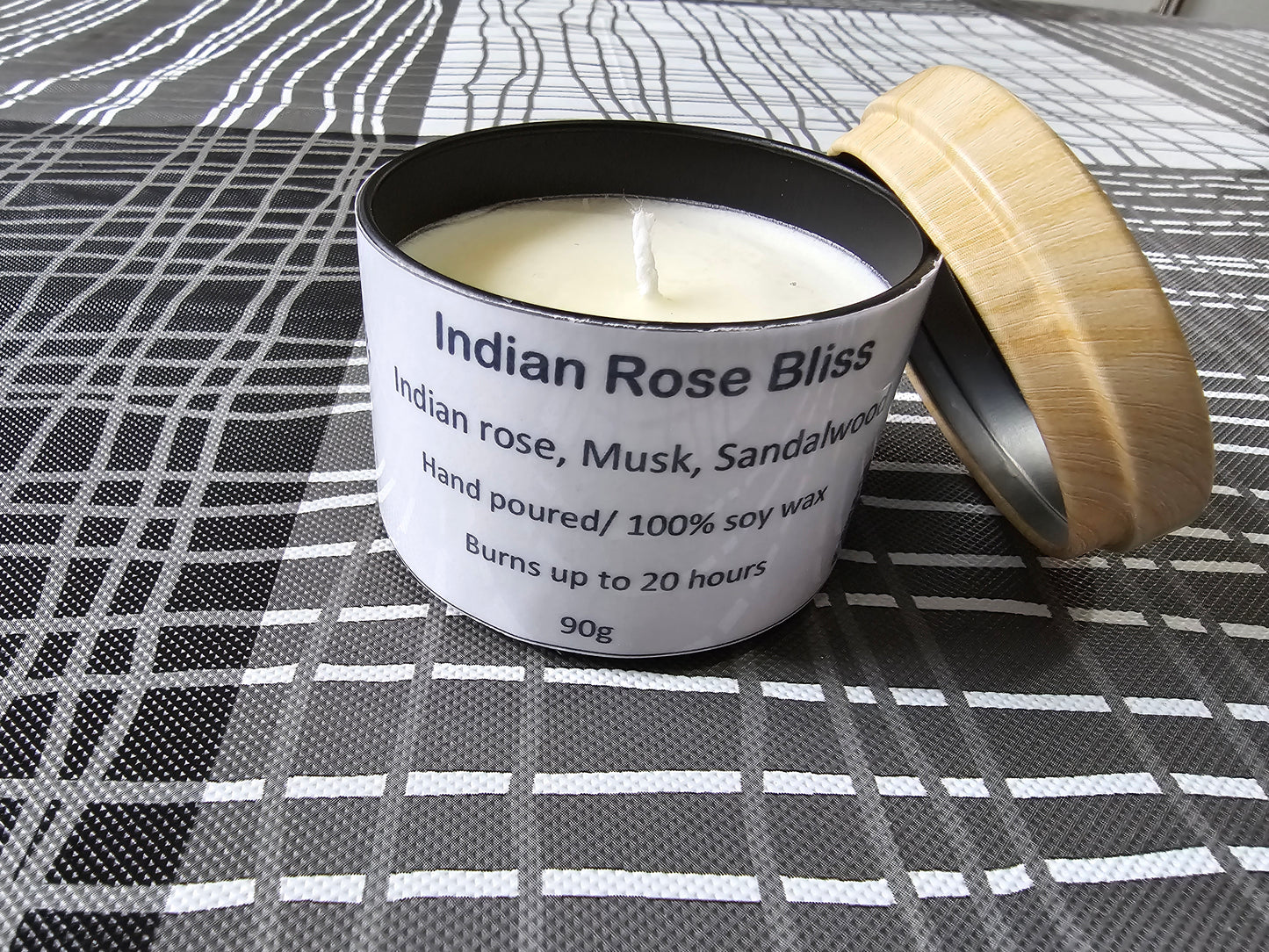 scented candles container 90g