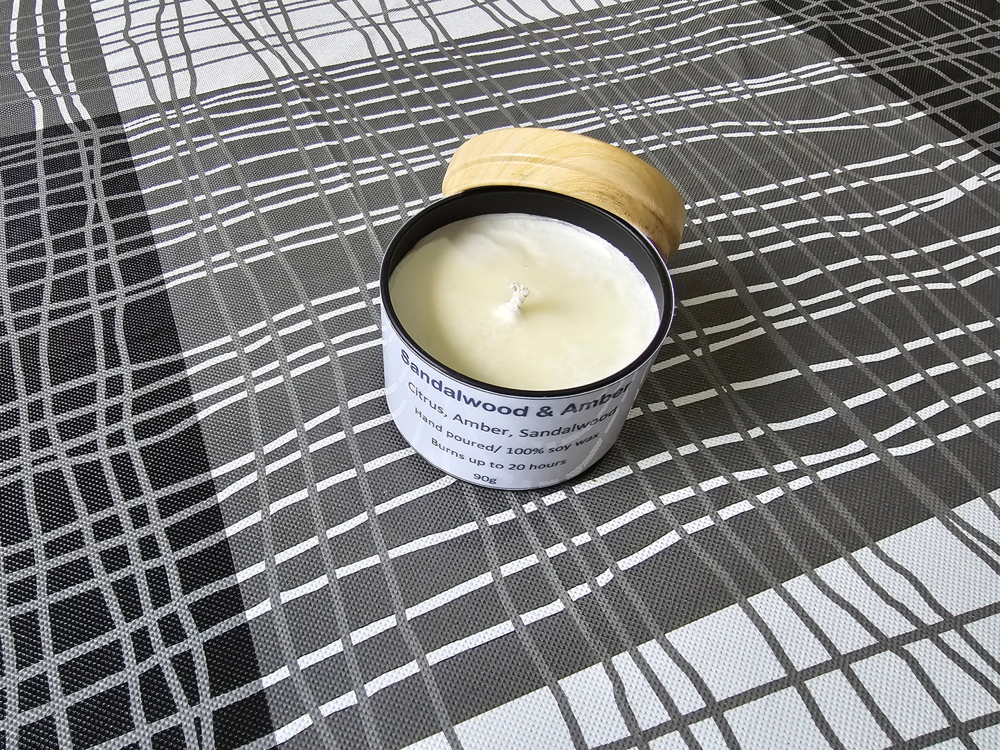 scented candles container 90g