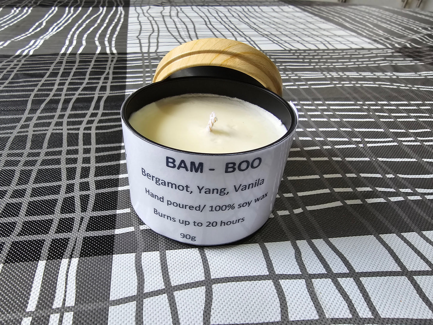 scented candles container 90g