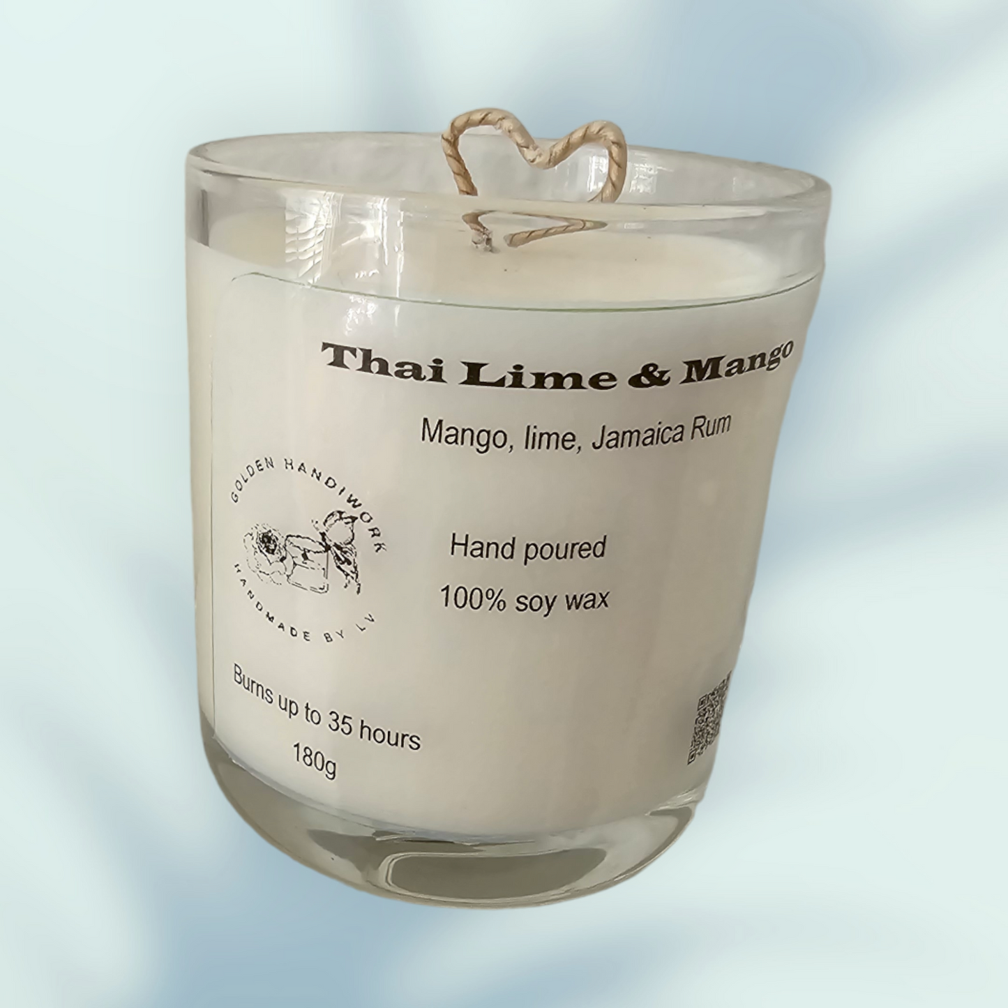 Handmade candles in glass 180g